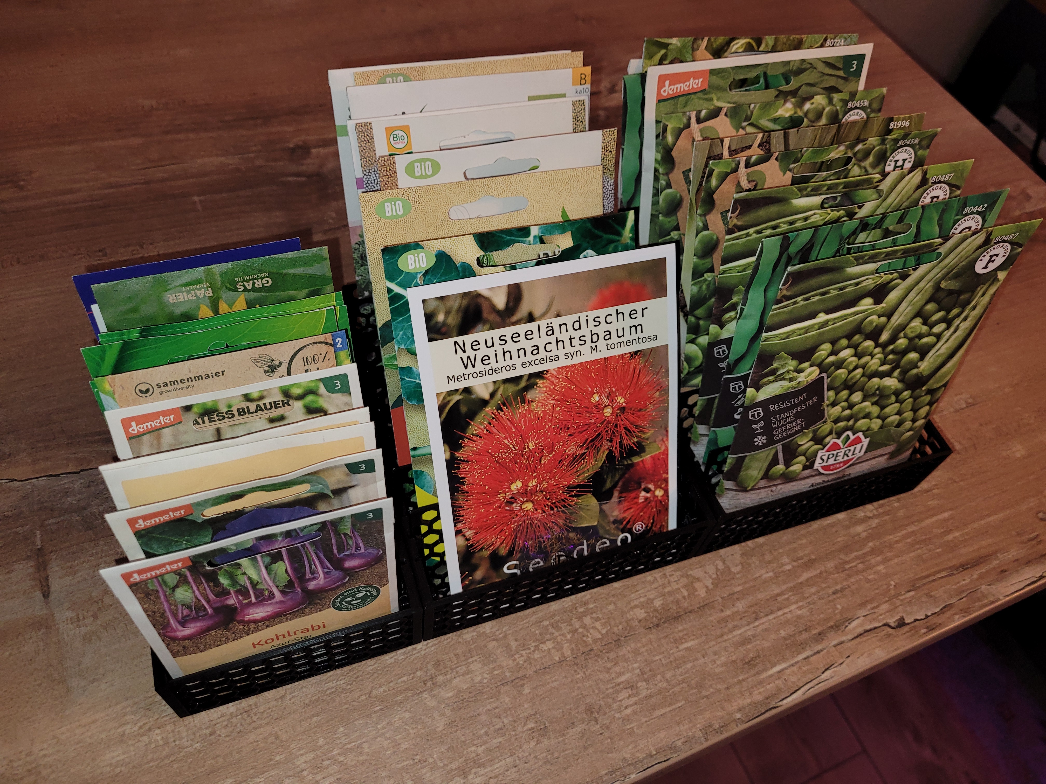 Hộp Tổ Chức Hạt Giống / Gia Vị Chia Ngăn Linh Hoạt, Low Poly, Kết Nối Được