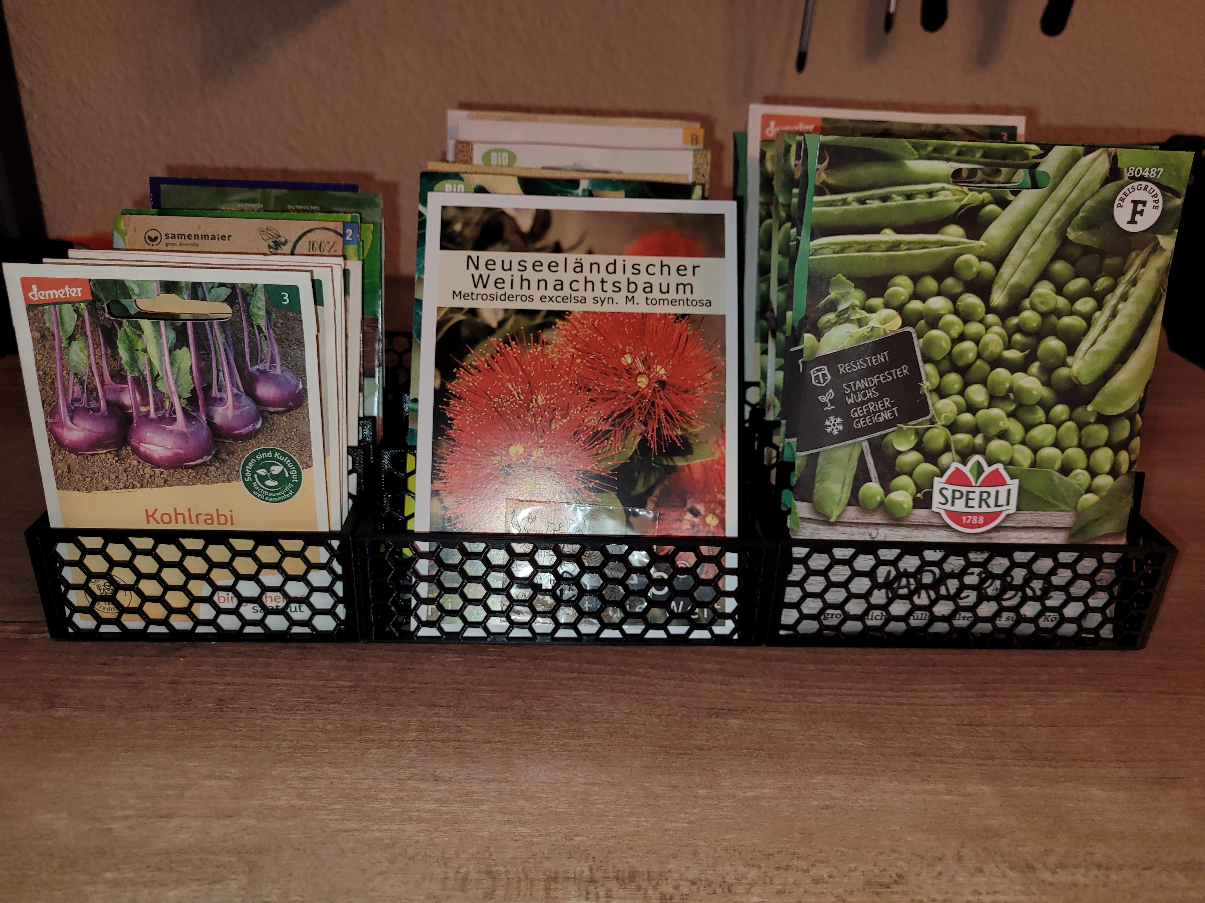 Hộp Tổ Chức Hạt Giống / Gia Vị Chia Ngăn Linh Hoạt, Low Poly, Kết Nối Được