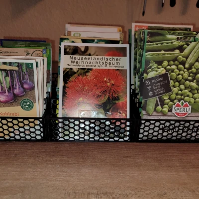 Hộp Tổ Chức Hạt Giống / Gia Vị Chia Ngăn Linh Hoạt, Low Poly, Kết Nối Được