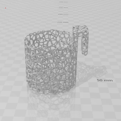 Giá đỡ cây/dâu tây theo hình dạng Voronoi