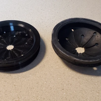 Chắn Rác Máy Ép Rác 3D