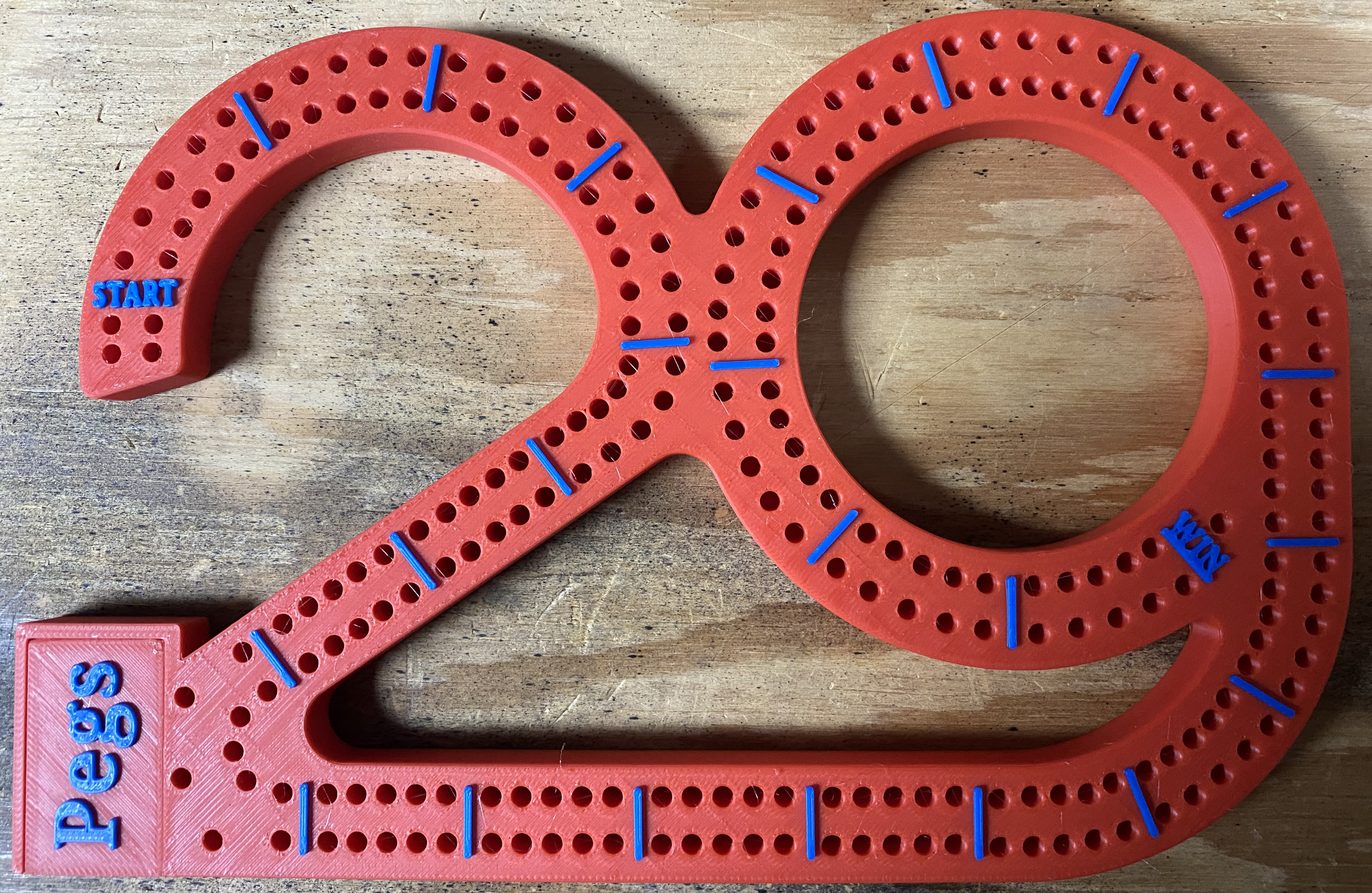 Bàn Cờ Cribbage Hình Số 29 Độc Đáo