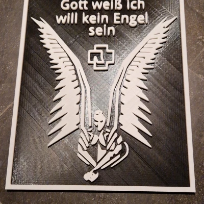 Mô hình Thiên thần Rammstein Treo Tường