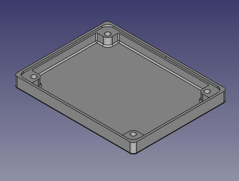 Phần đế cho Bo mạch Đồng hồ V1.1 của Dawid Buchwald