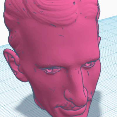 Mô hình Nickola Tesla Đầu Lắc