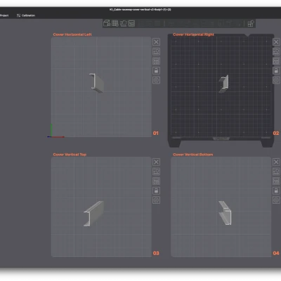 Chụp Che Dây Cáp Creality K1 CAD