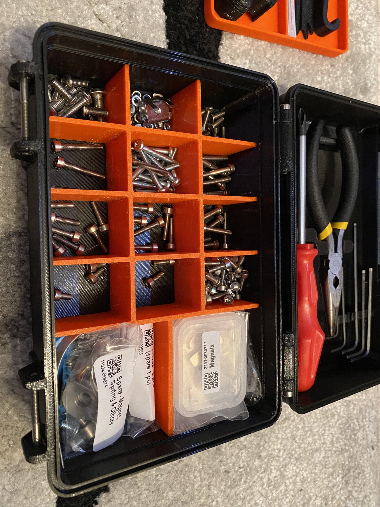 Vách Ngăn Cho Hộp Đựng Đồ Cứng Prusa (Dụng Cụ)