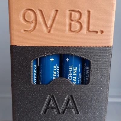 Thùng bia xếp chồng đựng pin / AA/AAA/9V Block/CR2032