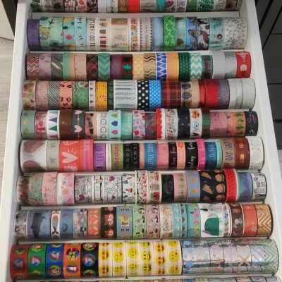 Giá Đỡ Băng Keo Washi Gridfinity Cho Tủ Ikea Alex