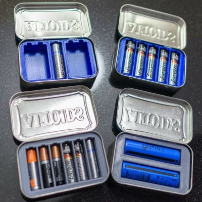 Khay Đựng Pin Cho Hộp Thiếc Altoids (AA/AAA/18650/21700/v.v.)