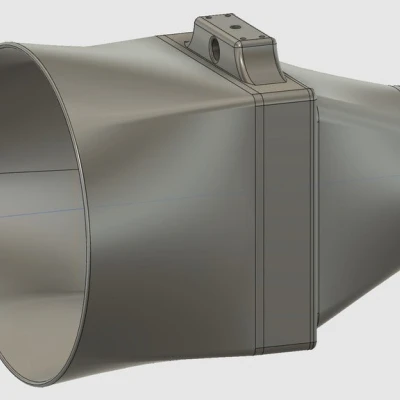 Máy hút khói quạt 120mm & 140mm - Đầu hút lớn