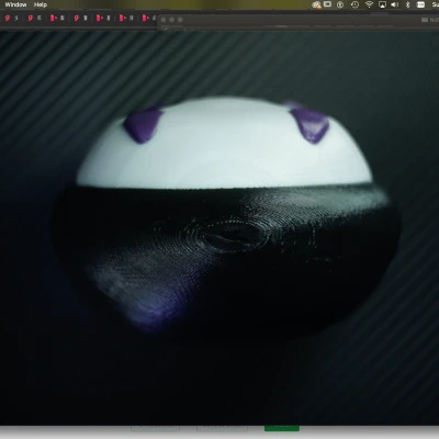 Mô hình in 3D Kaonashi (Không Diện) Đa Sắc Màu