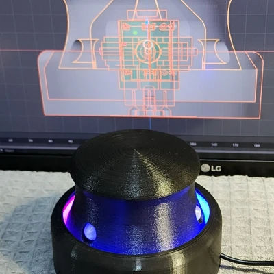 Space Mushroom Remix: Nút vặn kiểu UFO có đèn LED