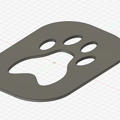 Mẫu Bàn Chân "Paw"