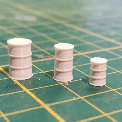 Mô hình thùng dầu H0 1:87 các loại 200L, 160L và 60L