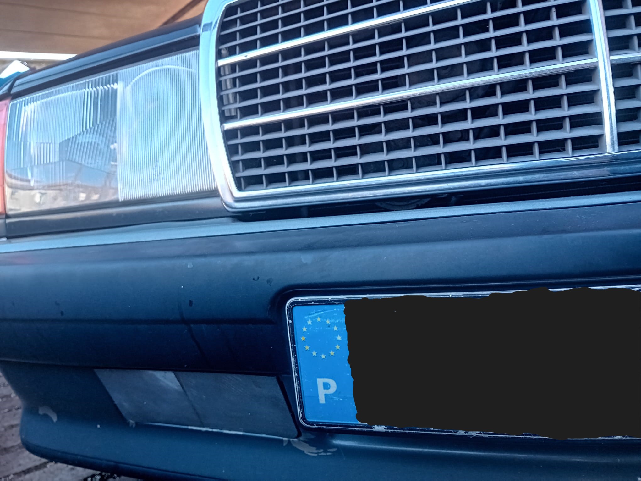 Nắp Che Cản Sau Cho Mercedes Benz 190d Sportline