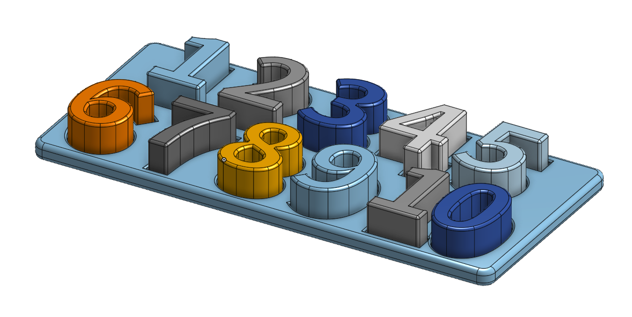 Đồ chơi xếp hình cho bé - Zahlenpuzzle