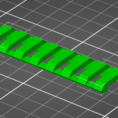 Ngàm Chuyển 11mm sang Picatinny cho Crosman 2250