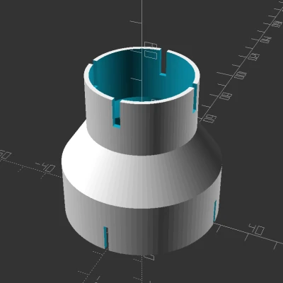 Bộ chuyển đổi tùy chỉnh từ máy cưa đến máy hút bụi
