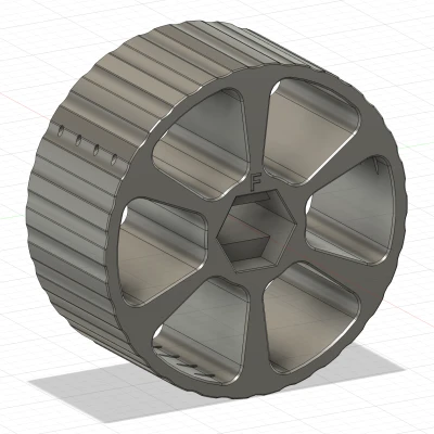 Bánh Xe 4 Làn Có Lỗ Nạp Filament