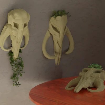 Đầu Rồng Mythosaur (The Mandalorian) - Bộ Chậu Cây Star Wars