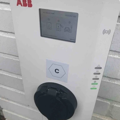 Nắp che màn hình wallbox ABB terra ac