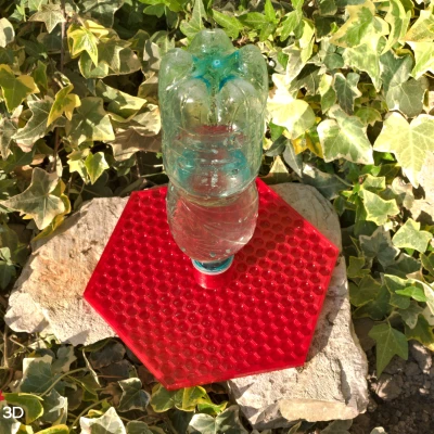 Máng cho ong từ chai PET