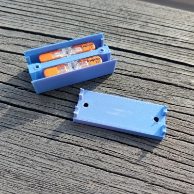 Hộp nhỏ đựng 2 đầu nối Wago