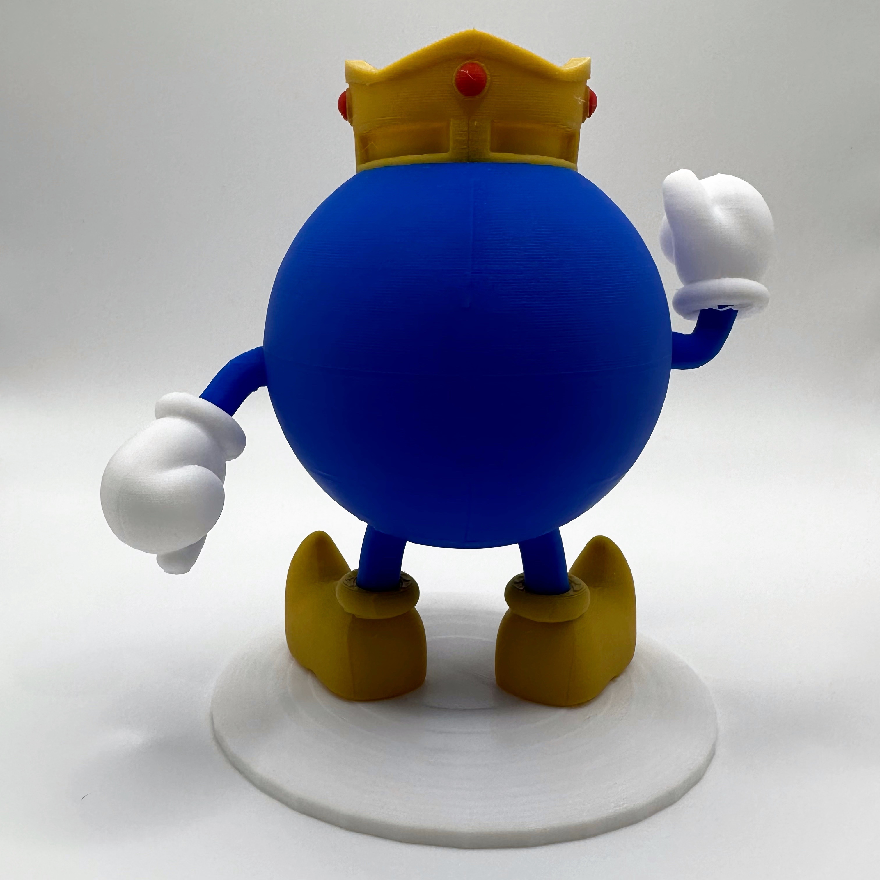 King Bob-omb Đa Sắc Màu - Cao 7.5 inch