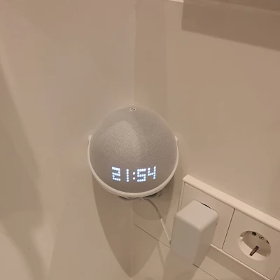 Giá đỡ Echo Dot 4 & 5 gắn góc tường, không cần khoan