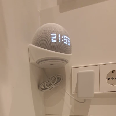 Giá đỡ Echo Dot 4 & 5 gắn góc tường, không cần khoan