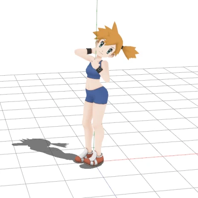 Mô Hình Misty Mặc Đồ Bơi Có Đế - Pokémon