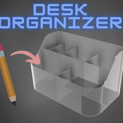 Hộp Đựng Văn Phòng Phẩm Để Bàn In 3D