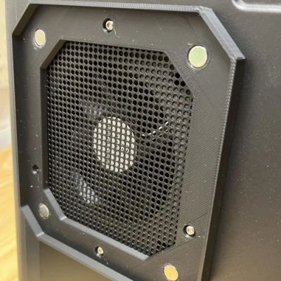 Ống Dẫn Khí Cong 45 Độ Nam Châm 3" Cho Bambu Lab P1S