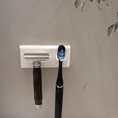 Giá đỡ bàn chải đánh răng và dao cạo