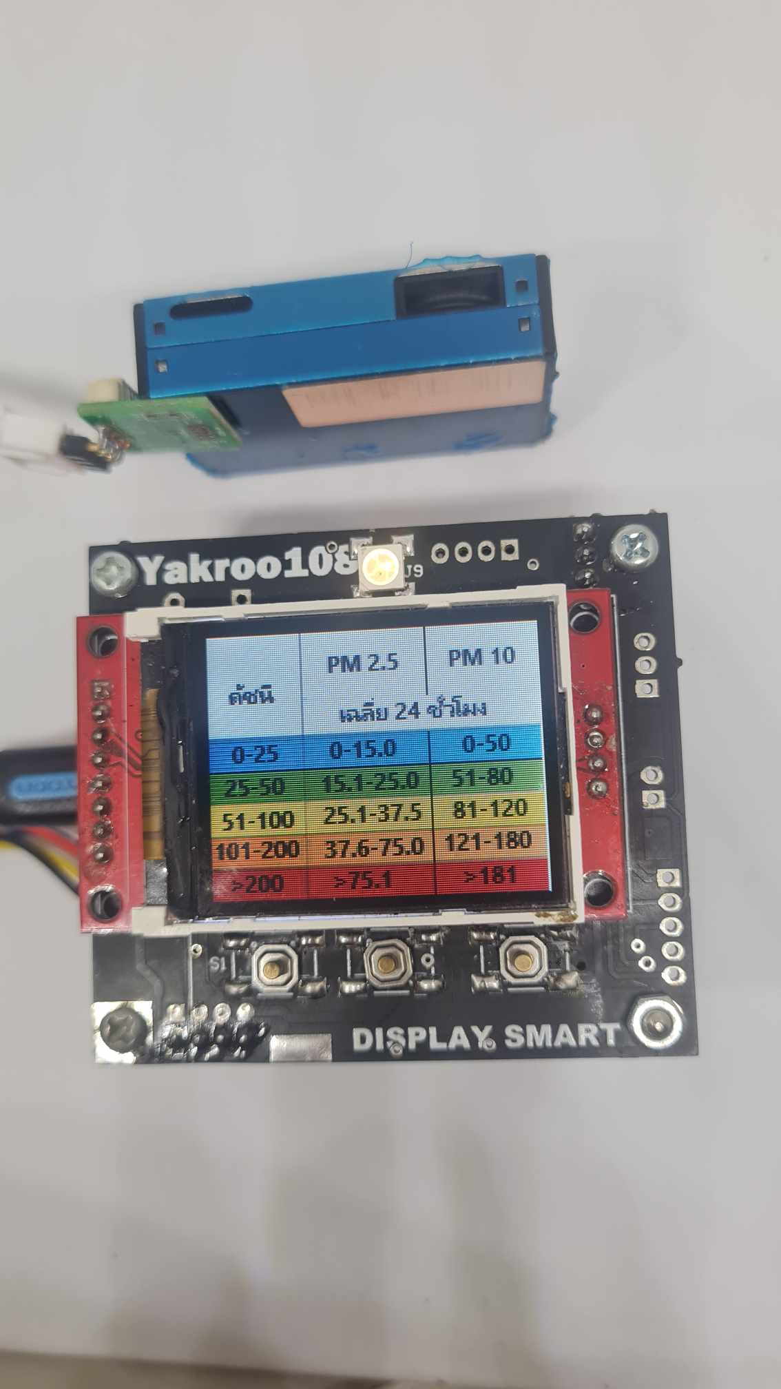 Máy Đo Chất Lượng Không Khí (raspberry PICO)