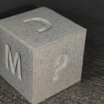 Khối lập phương 35 x 35 chữ cái