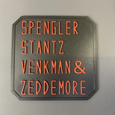 Đế Lót Ly Tên Ghostbusters