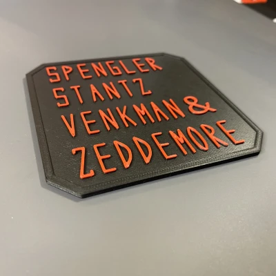 Đế Lót Ly Tên Ghostbusters