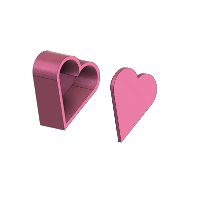 Hộp Trang Sức Hình Trái Tim