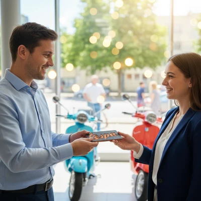Biển hiệu VESPA (Vespa-Schild)