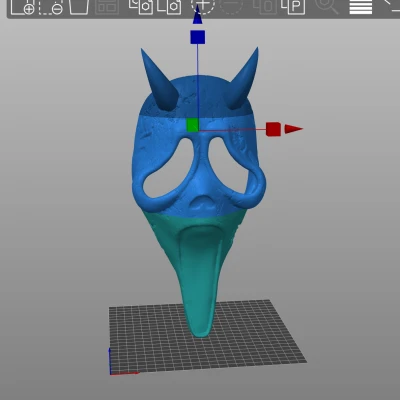 Mặt nạ Quỷ Ghostface Sừng Sỗ