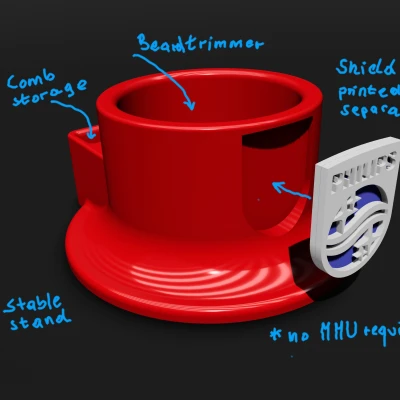 Chân đế máy cạo râu Philips 9000 Prestige BT9810/15