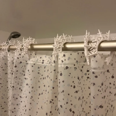 Khoen Rèm Cửa Hình Tuyết Rơi