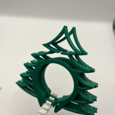 Khoen Rèm Cửa Hình Cây - Bộ 12 Cái