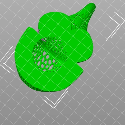 Mô hình Voi Voronoi Remix Đèn LED