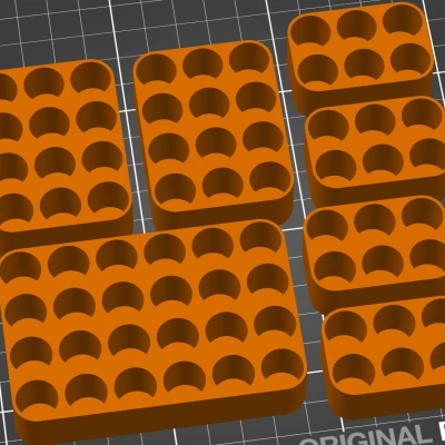 Giá đỡ lọ - máy tạo - lỗ tròn