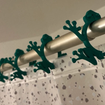 Nhẫn Móc Rèm Cửa Hình Ếch