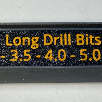 Hộp Gridfinity cho Mũi Khoan Dài