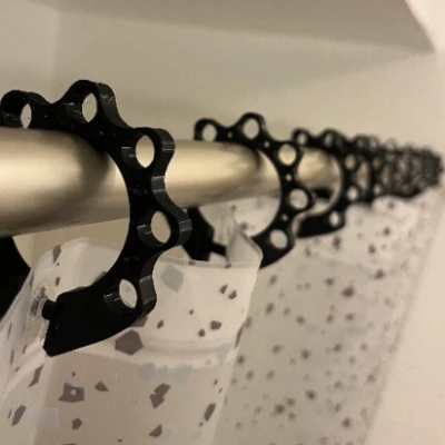 Khuôn In 3D Vòng Treo Rèm Cửa "Mechanical Splash"